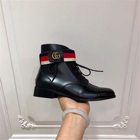 gucci combat boots replica|Gucci thigh high boots sale.